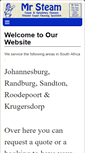 Mobile Screenshot of mrsteam.co.za